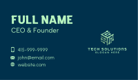 Digital Circuit Cube Business Card