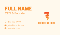 Electrical Company Business Card example 3