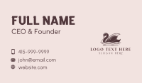 Swan Lake Aviary Business Card