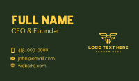 Aviation Wings Letter A Business Card