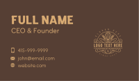 Bread Bakeshop Catering Business Card