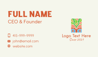Colorful Business Card example 1