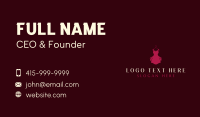  Woman Dress Boutique Business Card Design