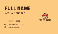 Cute Hot Dog Sandwich Mascot Business Card