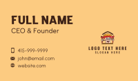 Cute Hot Dog Sandwich Mascot Business Card Design