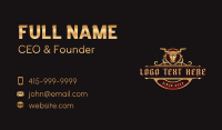 Bull Horn Buffalo Business Card Design