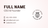 Antique Heritage Column Business Card