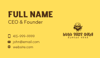 Skull Graffiti Art Business Card