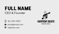 Pianist Business Card example 1