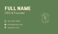 Natural Plant Therapy Business Card Design