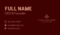 High End Business Card example 2