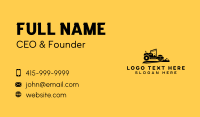 Construction Worker Business Card example 4