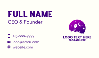 Purple Kite Sky Business Card