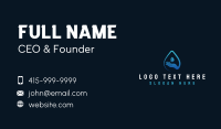 Water Hand Droplet Business Card Design