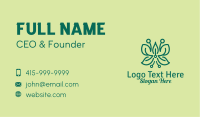 Nature Pen Leaves  Business Card