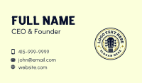 Acoustic Guitar Instrument Business Card