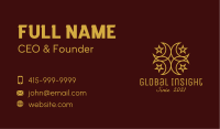 Gold Islamic Symbol  Business Card