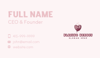 Heart Knitting Yarn Business Card Image Preview