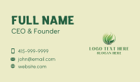 Botanical Leaf Spa Business Card