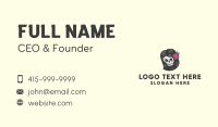 Daisy Skull Lady Business Card