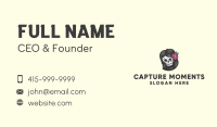 Daisy Skull Lady Business Card