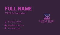 Numeral Business Card example 3