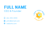 Snow Sun Refrigeration Business Card Design