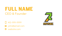 Futuristic Number 7 Gaming Business Card
