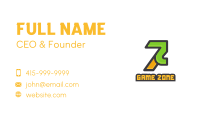 Futuristic Number 7 Gaming Business Card Image Preview