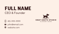 Puppy Pet Veterinary Business Card