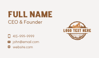 Carpentry Tool Business Card example 2