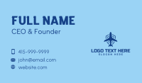 Plane Airline Shield Business Card