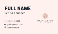 Nude Woman Spa Business Card