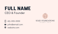 Nude Woman Spa Business Card