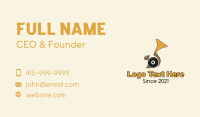 Record Store Business Card example 3
