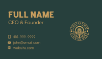 Radio Microphone Podcast Business Card