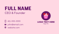 Sweet Lovely Cupcake Business Card Design