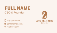 Brown Parenting Breastfeeding  Business Card