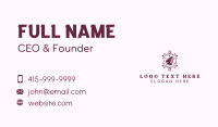 Sacher Torte Pastry Cake Business Card Design