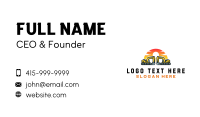 Excavation Engineering Machine Business Card