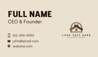 Wood House Construction Business Card