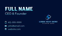 Lightning Bolt Plug Business Card Design