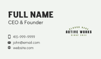 Troop Business Card example 4