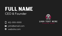 Spartan Gaming Warrior Business Card