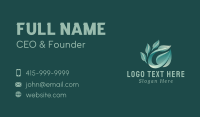  Wellness Nature Leaves Business Card Design