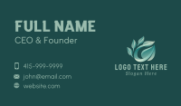  Wellness Nature Leaves Business Card