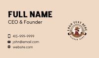 Western Cowboy Rope Business Card
