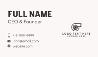 Minimalist Turbo Charger Business Card