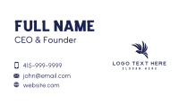 Bird Wings Fly Business Card Design