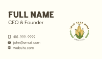 Corn Crop Agriculture Business Card Design